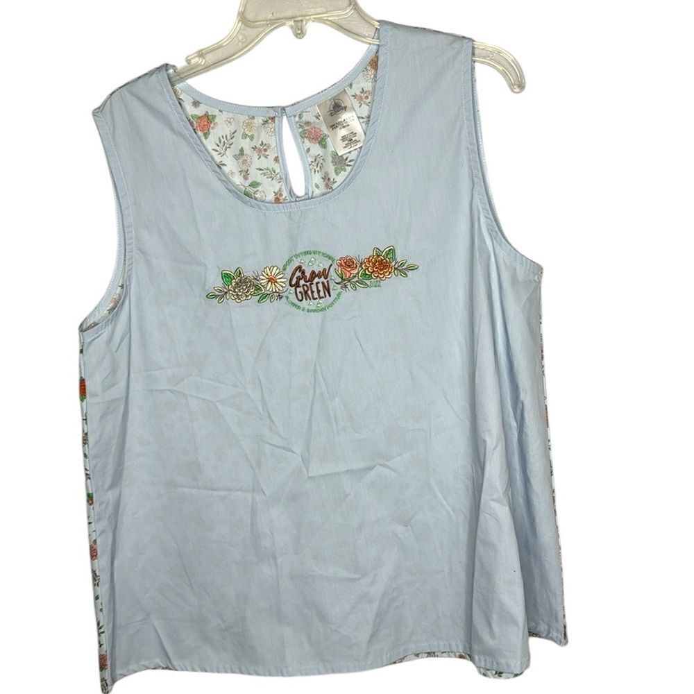 Disney Epcot Flower & Garden Festival 2022 Grow Green Gardening Art Smock. Sz XL